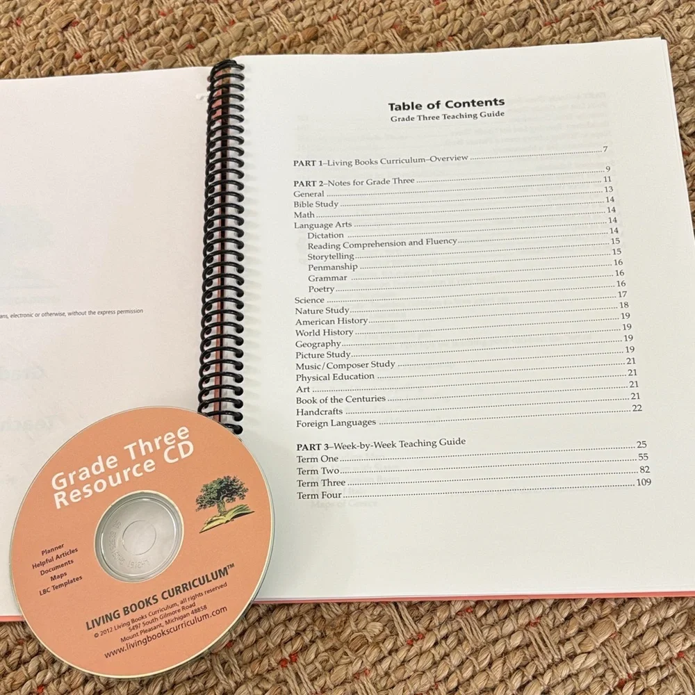Living Books Curric Bundle Grades 3,4 & 6 Teach Guide wCD